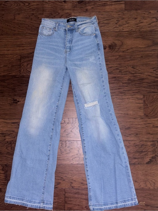 AKIRA Denim - AKIRA Faded Light Blue Wide Leg Jeans